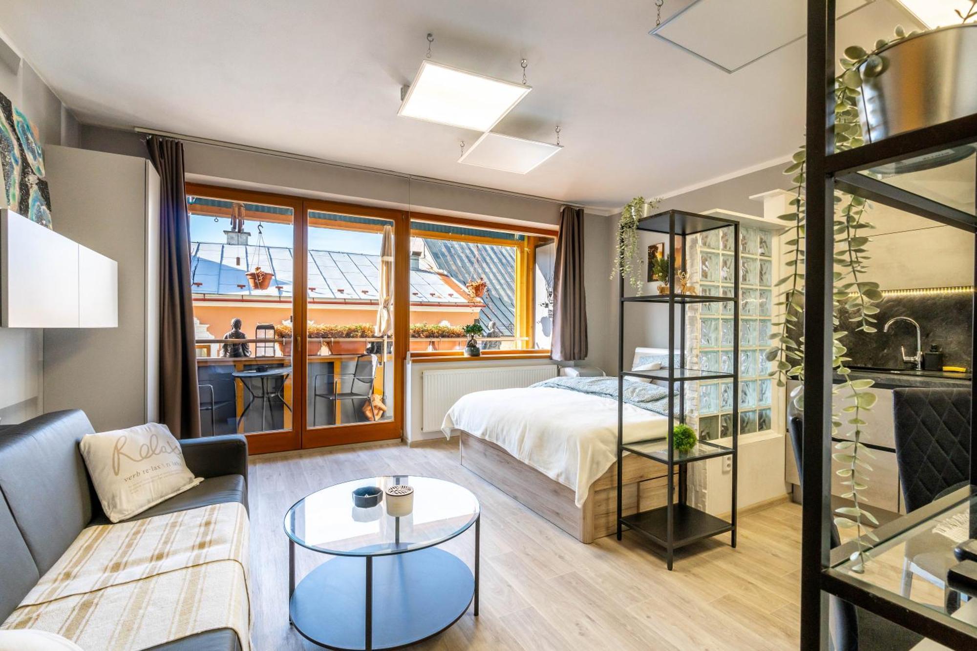 Apartman Strieborna V Centre Mesta Banská Bystrica Eksteriør bilde